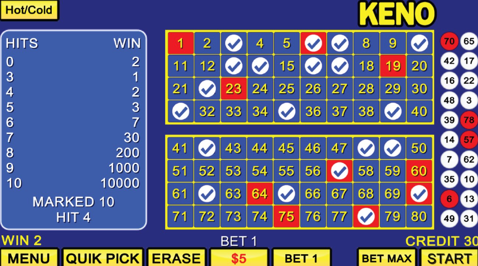 Play Online Keno for Real Money at Red Dog Casino in 2025: Top Games & Tips